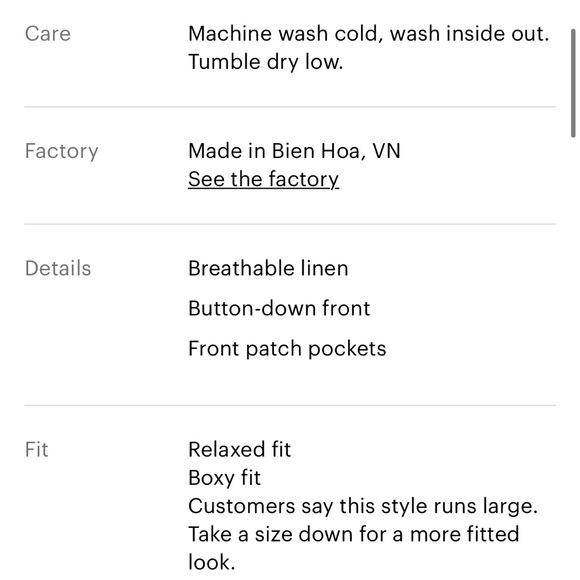 Everlane Linen Workwear shirt - Picture 16 of 16